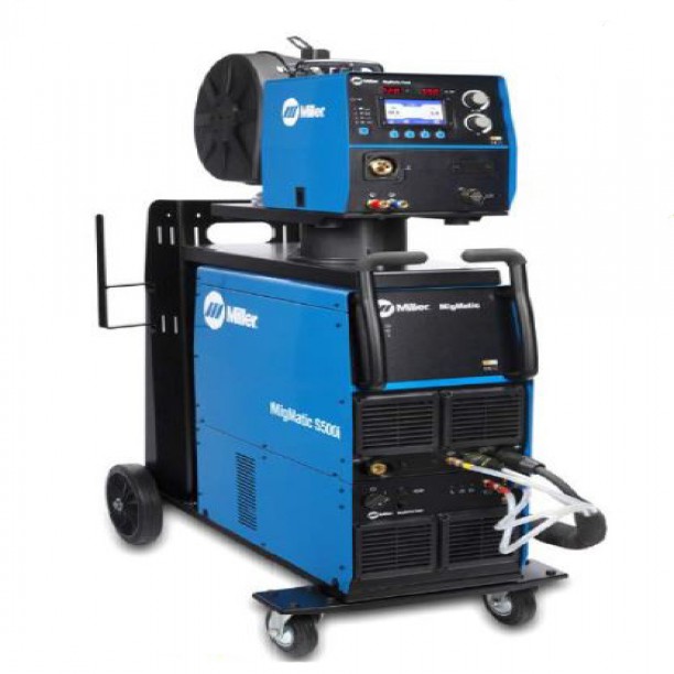 An Image of Miller Migmatic S400i which is used for MIG Welding. This has a Water cooler as an addative to the S400iP