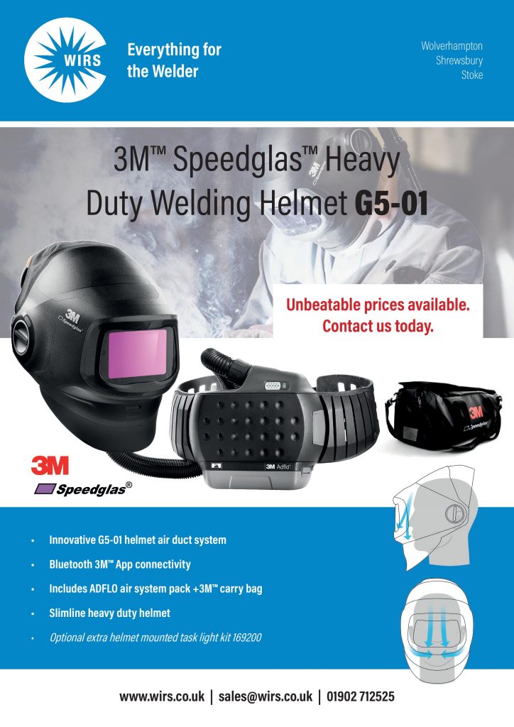 3M Speedglas Heavy Duty Welding helmet poster